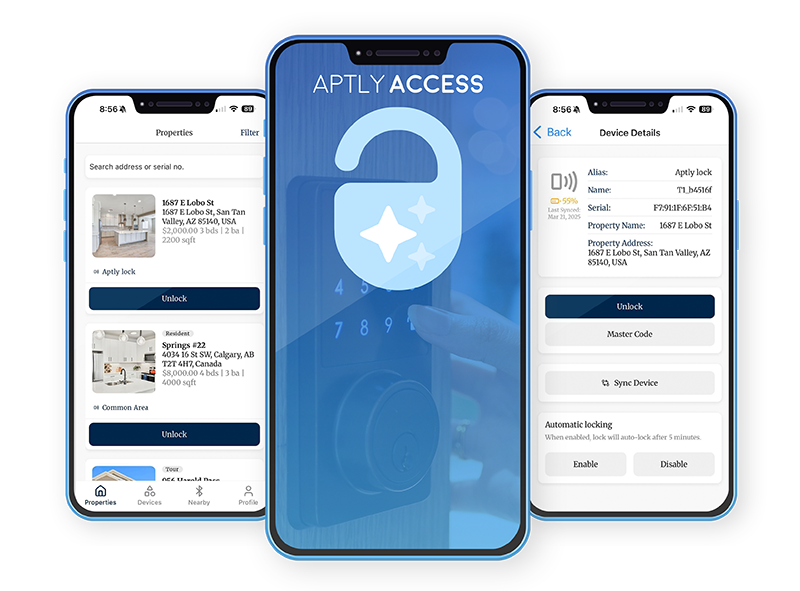 Aptly Access | One Platform. Every Door. Tour to Move-In.
